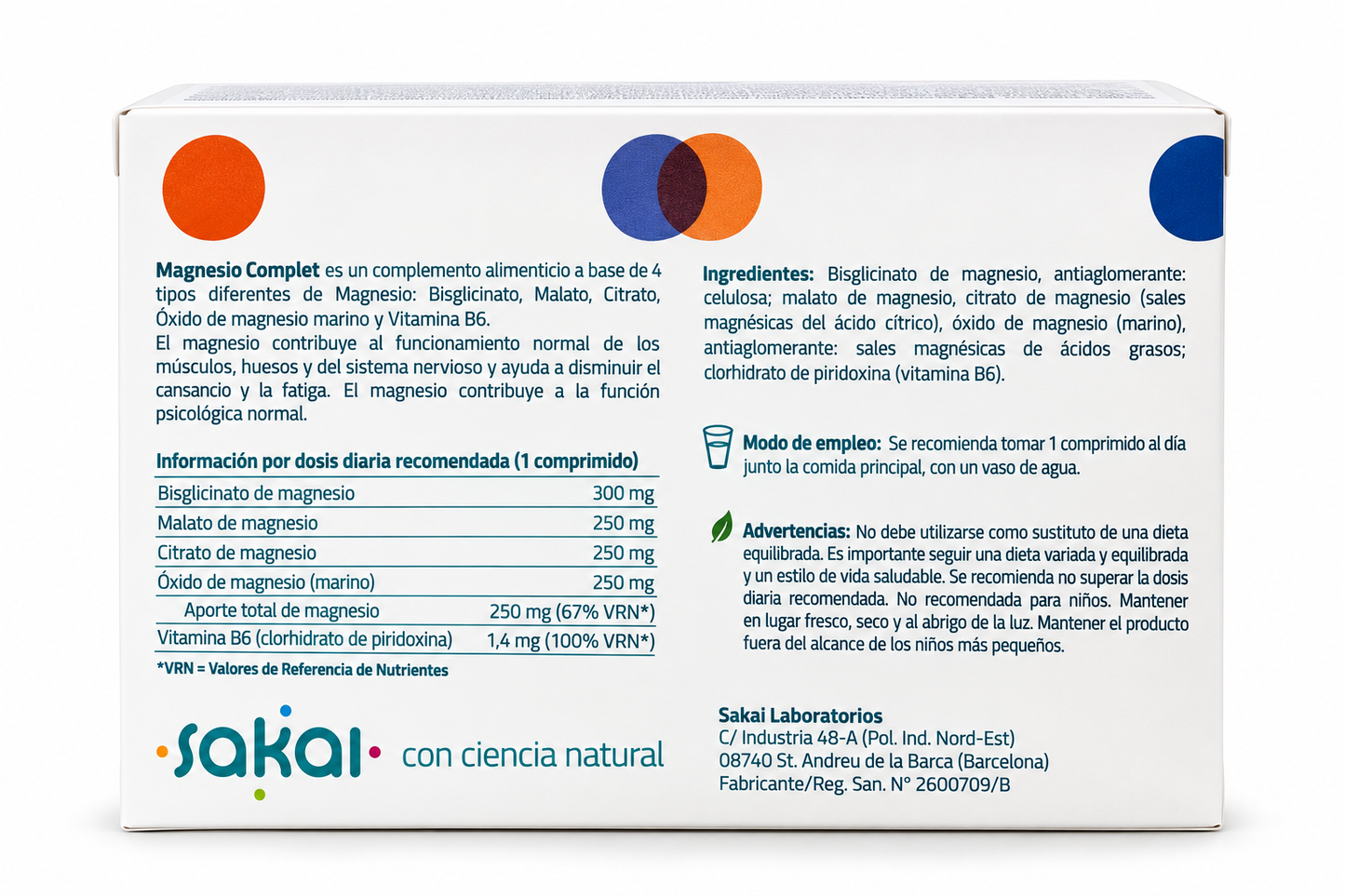 MAGNESIO COMPLET - FUNCIONAMIENTO NORMAL DE LOS MÚSCULOS Y SISTEMA NERVIOSO