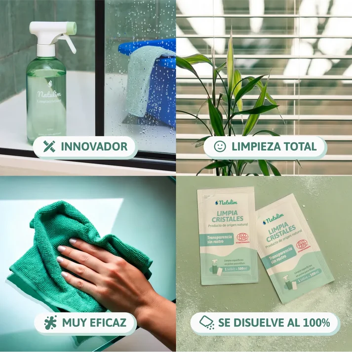 LIMPIACRISTALES botella + 2 sobres