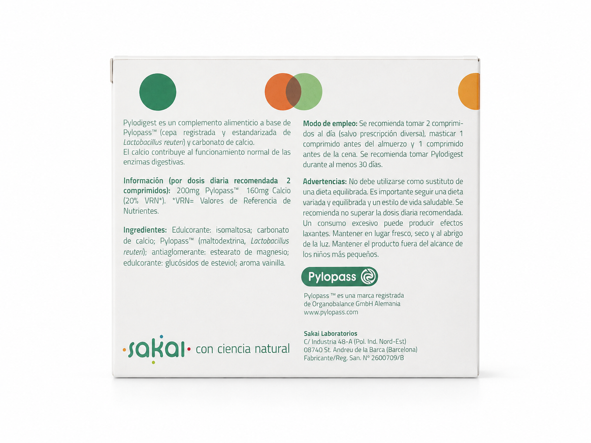 PYLODIGEST - BIENESTAR DIGESTIVO Y CONTROL DE Helicobacter pylori