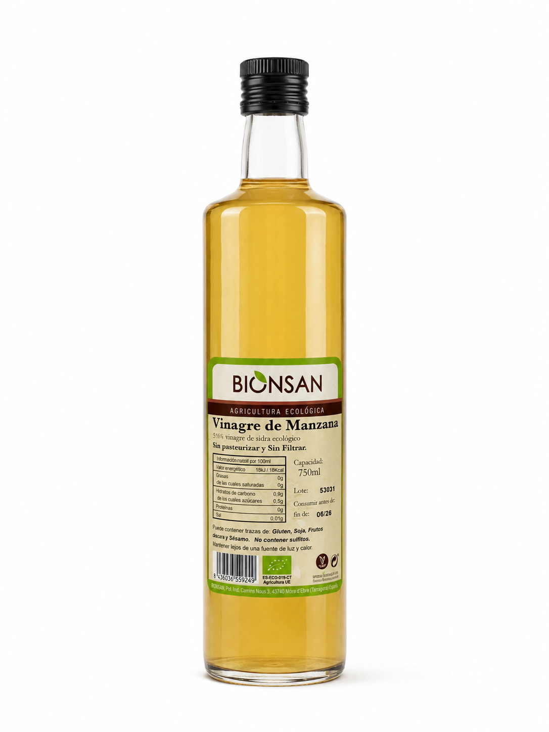 VINAGRE DE MANZANA BIO
